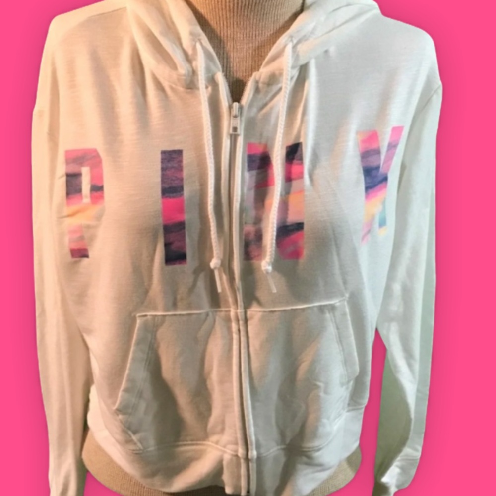 VS PINK crop hoodie